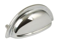 Henrietta Cup Pull Handle-Polished Chrome