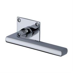 Heritage Brass Trident Low Profile Door Handle Lever Latch on Square Rose