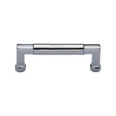Heritage Brass Bauhaus Cabinet Pull Handle-Polished Chrome-Centre :117mm,Length :117mm