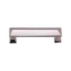 Heritage Brass Pyramid Cabinet Pull Handle-Polished Chrome-Centre :96mm,Length :113mm