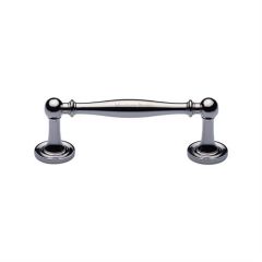 Heritage Brass Colonial Cabinet Pull Handle - Polished Chrome - Centre :96mm,Length :121mm - C2533 96-PC