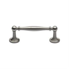 Heritage Brass Colonial Cabinet Pull Handle - Satin Nickel - Centre :96mm,Length :121mm - C2533 96-SN