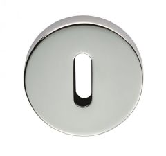 Cebi Lock Profile Escutcheon on Round Rose-Polished Chrome