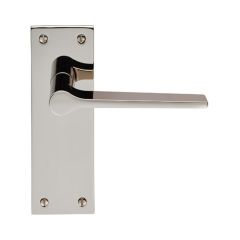 Carlisle Brass Finishes Collection Velino Lever on Flat Backplate Door Handle