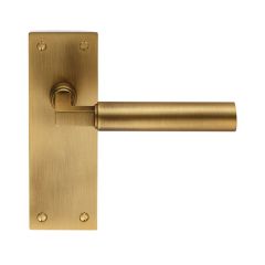 Carlisle Brass Amiata Lever on Flat Backplate -Minimum 44mm-Antique Brass-Door Handle
