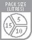 PACK SIZE (LITRES)
